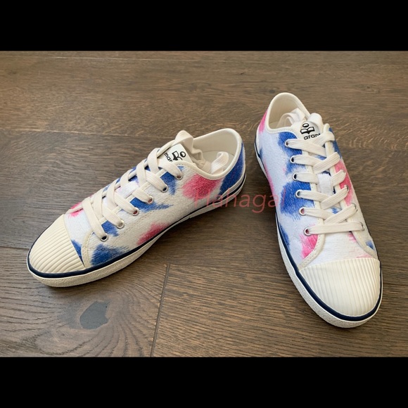 ISABEL MARANT Binkoo Ikat Canvas Sneakers - Picture 8 of 12